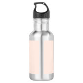 Moderner Retro Boho Rainbow Edelstahlflasche (Rückseite)