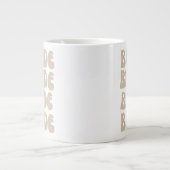 Moderner Retro Bridge Junggeselinnen-Abschied Vint Jumbo-Tasse (Vorderseite)