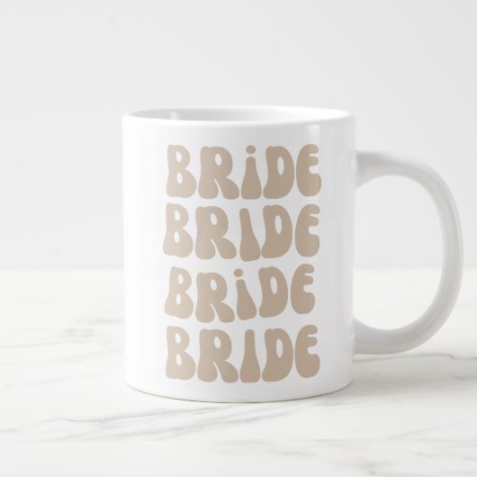 Moderner Retro Bridge Junggeselinnen-Abschied Vint Jumbo-Tasse (Rechts)