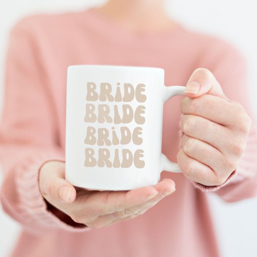 Moderner Retro Bridge Junggeselinnen-Abschied Vint Kaffeetasse