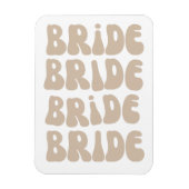 Moderner Retro Bridge Junggeselinnen-Abschied Vint Magnet (Vertikal)