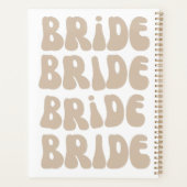 Moderner Retro Bridge Junggeselinnen-Abschied Vint Planer (Rückseite)