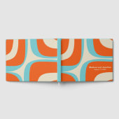 Moderner Retro Groove Personalisiert Gästebuch (Voll)