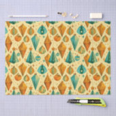 Moderner Retro-Kupfer aus dem Mittelalter und Aqua Seidenpapier (Handwerk)