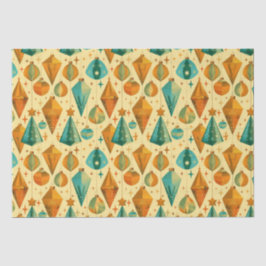 Moderner Retro-Kupfer aus dem Mittelalter und Aqua Seidenpapier