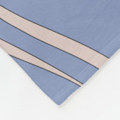 Moderner Retro Liquid Swirl Funky Abstraktes Muste Fleecedecke (Ecke)