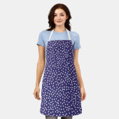 Moderner Retro Niedlicher Polka Dot Schürze (Getragen)