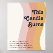 Moderner Retro-Regenbogen der 70er Jahre | Diese K Poster (Vorne)