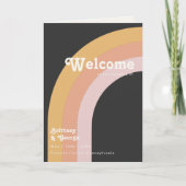 Moderner Retro-Regenbogen der 70er Jahre | Dunkelf Programm (Vorderseite)