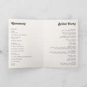 Moderner Retro-Regenbogen der 70er Jahre | Gefloch Programm (Innenseite)