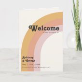 Moderner Retro-Regenbogen der 70er Jahre | Gefloch Programm (Vorderseite)