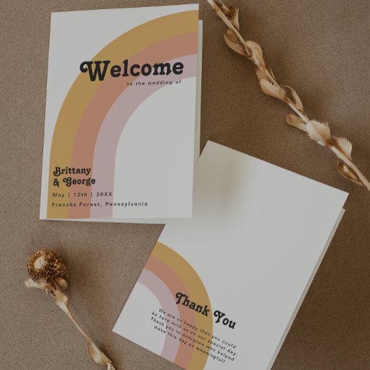 Moderner Retro-Regenbogen der 70er Jahre | Gefloch Programm