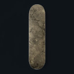 Moderner Retro Space Urban Sepia Brown Skateboard<br><div class="desc">Moderne urbane Raumsepia braunes einzigartiges Design wird Sie dazu bringen,  die 180er Jahre im Stil zu tun. Dieses stilvolle Deck ist perfekt für jeden Outdoor-Skateboarder,  der Lieben zu Fuß surfen. Cool aussehendes abstraktes Design.</div>