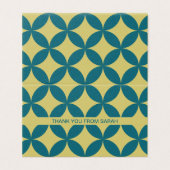 Moderner Retro-Stil aus der Mitte des Jahrhunderts (Außenseite Aufgefaltet)