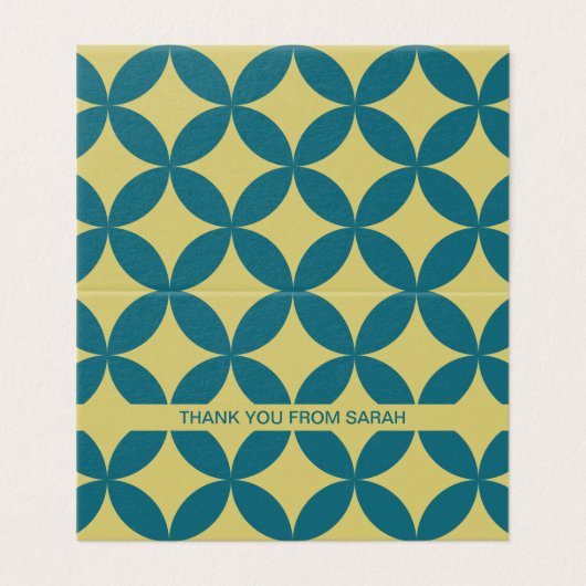 Moderner Retro-Stil aus der Mitte des Jahrhunderts (Außenseite Aufgefaltet)