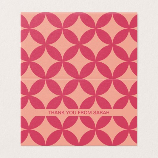 Moderner Retro-Stil aus der Mitte des Jahrhunderts (Außenseite Aufgefaltet)