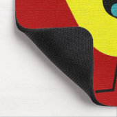 Moderner Retro Vogel Mousepad (Ecke)