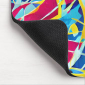 Moderner Retrostil Niedliche abstrakte Klassik Mousepad (Ecke)