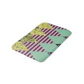 Moderner Rhombus: Abstrakter Nahtloser Stil. Badematte (Schrägansicht)