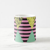 Moderner Rhombus: Abstrakter Nahtloser Stil. Kaffeetasse (Mittel)