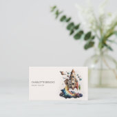 Moderner Rollenspiellehrer Visitenkarte (Stehend Vorderseite)