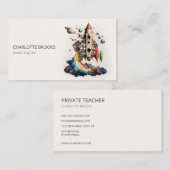 Moderner Rollenspiellehrer Visitenkarte (Vorne/Hinten)