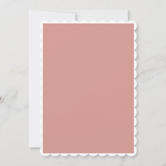 Moderner Romantischer Garten Floral Bridal Brunch Einladung (Rückseite)