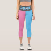 Moderner rosa, blau und grau Abschluss Capri (Vorderseite)