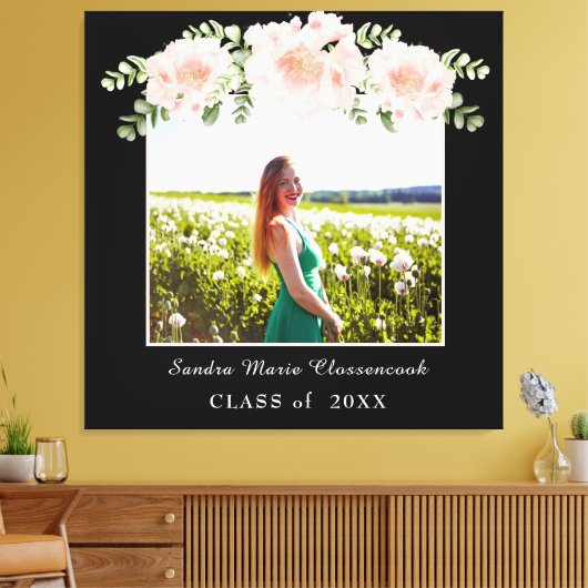 Moderner, rosa Blume Blumenkohl Abschluss Klasse 2 Leinwanddruck (Insitu (Wohnzimmer))