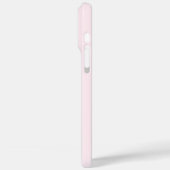 Moderner rosa Einfache Bezeichnung Personalisiert Case-Mate iPhone Hülle (Rückseite / Links)