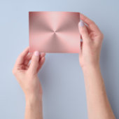 Moderner rosa gestromter Metalllook Flyer (Gruppe)