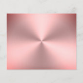 Moderner rosa gestromter Metalllook Flyer (Hinten)