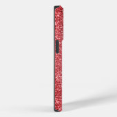 Moderner Rosa Glitzer Mit Monogramm Name Case-Mate iPhone Hülle (Rückseite / Rechts)
