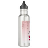Moderner rosa Glitzer und hohe Absätze Edelstahlflasche (Links)