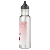 Moderner rosa Glitzer und hohe Absätze Edelstahlflasche (Rechts)