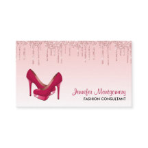 Moderner rosa Glitzer und hohe Absätze