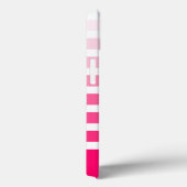 Moderner rosa Ombre Personalisierter Name Case-Mate iPhone Hülle (Rückseite / Rechts)