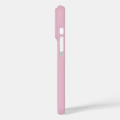 Moderner rosa Personalisierter Monogramm-Name: Case-Mate iPhone Hülle (Rückseite / Links)