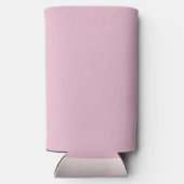 Moderner rosa Personalisierter Monogramm-Name: Selters Dosenkühler (Rückseite)