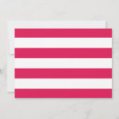 Moderner Rosa Pinsel Foto Abschluss Ankündigung (Rückseite)