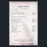 Moderner rosa-silberner Glitzer Salon Flyer<br><div class="desc">Moderner, rosa-silber Glitzer Salon Flyer. Ideal für Friseur, Makeup, Nail & Lashes Artists und vieles mehr. Bearbeiten Sie Ihren Text in Minuten.</div>