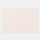 Moderner, rosa und eleganter Polka Punkt Weihnacht Geschenkpapier Set (Vorderseite 3)