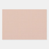 Moderner, rosa und eleganter Polka Punkt Weihnacht Geschenkpapier Set (Vorderseite 2)