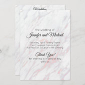 Moderner rosa und grauer Marmor Programm (Vorne/Hinten)