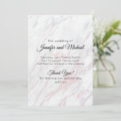 Moderner rosa und grauer Marmor Programm (Stehend Vorderseite)