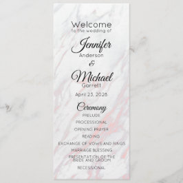 Moderner rosa und grauer Marmor Programm