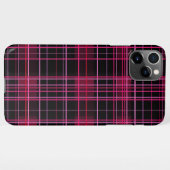 Moderner rosa Valentinstag Stilvoll iPhone Hülle (Rückseite (Horizontal))