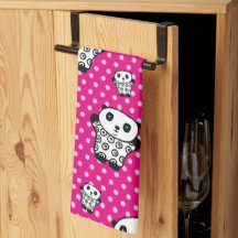 Moderner Rosa Weiblicher Kawaii Süßer Panda Bär