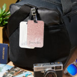 Moderner rosafarbener Glitzer Glitzern Personalisi Gepäckanhänger<br><div class="desc">Mit der Einführung unseres Produktes "Moderne rosa Glitzer Glitzern" Personalisiert Name, exklusiv auf Zazzle erhältlich! Mit diesem atemberaubenden Design, das den Charme des rosa Glitzer mit einer modernen Touch verbindet, machen Sie eine stilvolle und personalisierte Note. Egal ob Sie ein Geschenk oder eine besondere Leckerei für sich selbst suchen, dieses...</div>
