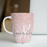 Moderner rosafarbener Glitzer Glitzern Personalisi Milchtasse<br><div class="desc">Mit der Einführung unseres Produktes "Moderne rosa Glitzer Glitzern" Personalisiert Name, exklusiv auf Zazzle erhältlich! Mit diesem atemberaubenden Design, das den Charme des rosa Glitzer mit einer modernen Touch verbindet, machen Sie eine stilvolle und personalisierte Note. Egal ob Sie ein Geschenk oder eine besondere Leckerei für sich selbst suchen, dieses...</div>